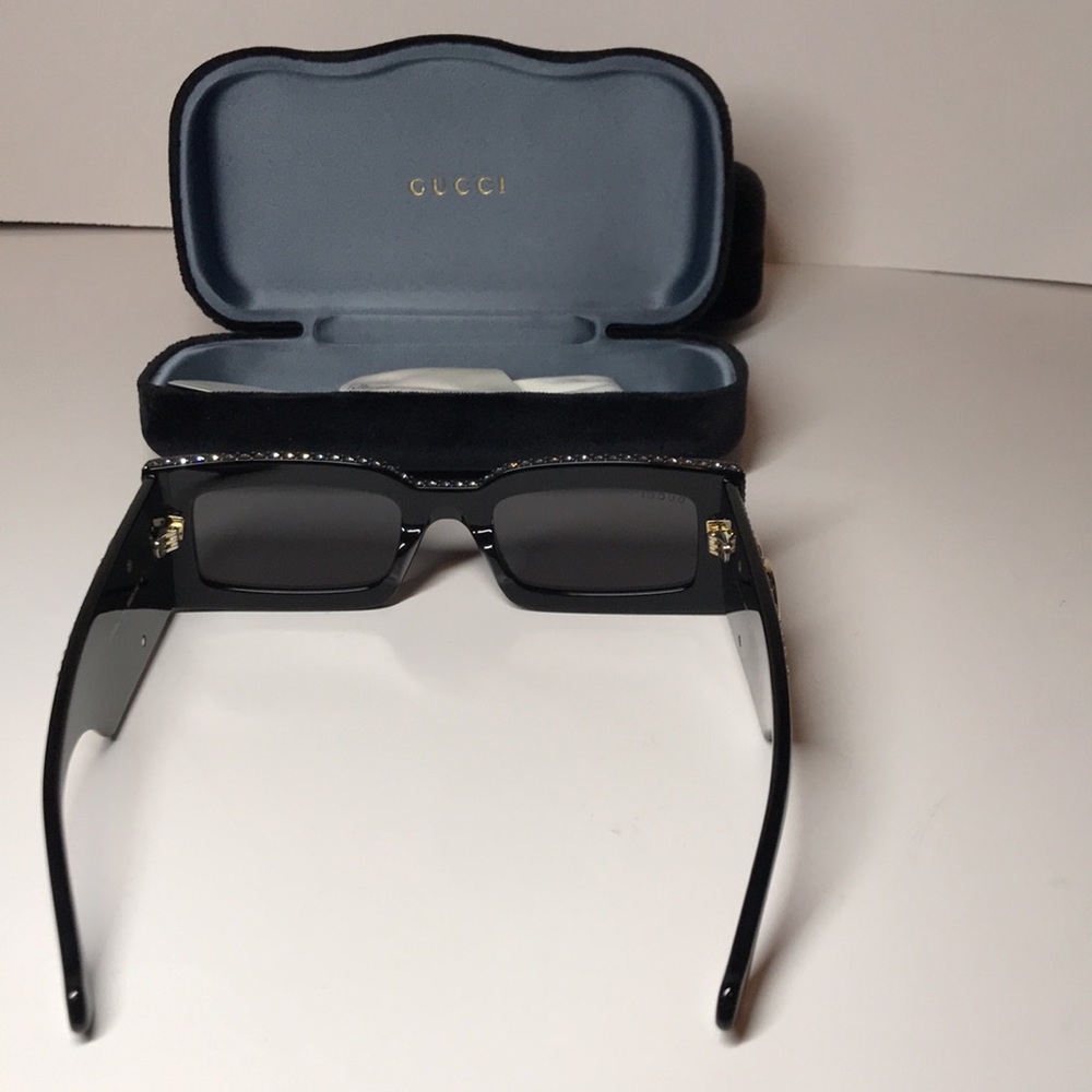 New Authentic GUCCI GG1425S Rectangular Acetate S… - image 5